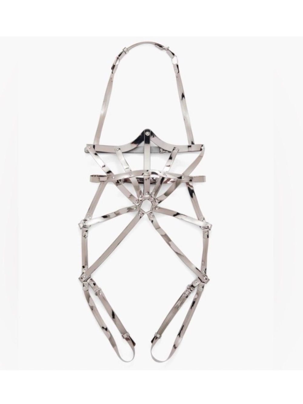 Savage Fenty Lingerie NEW in Box - Never Used - LINGERIE - Silver Strappy